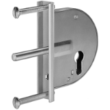 AMF 104 - Wrought-iron gate deadlock with channel fore-end