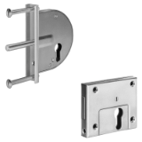 Locks for wrought-iron gates